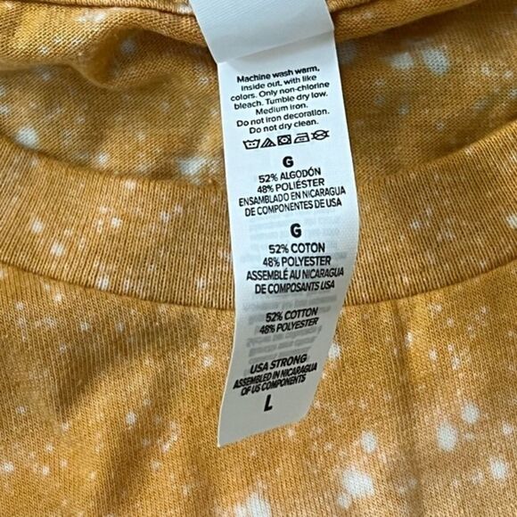 Women's Western Squash Blossom Bleached/Distressed Graphic Tee Size Large - Picture 7 of 9